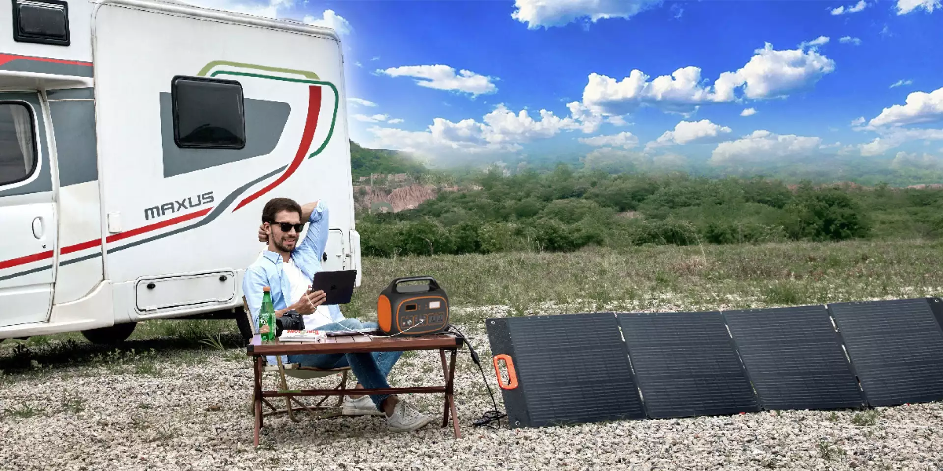 Portable solar panel