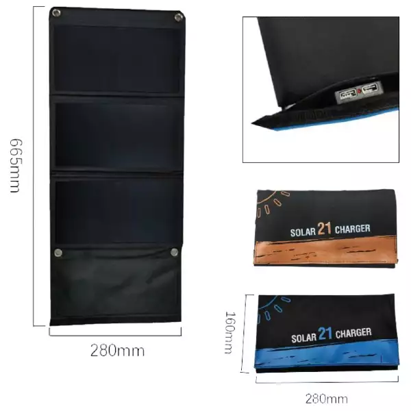 21w portable solar charger