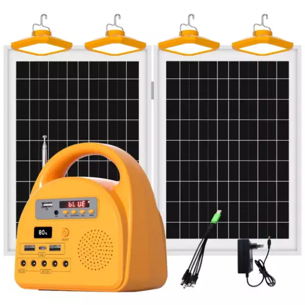 small off-grid solar system