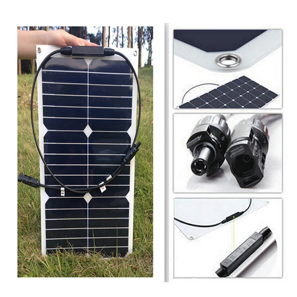 12w 25w flexbile solar panel